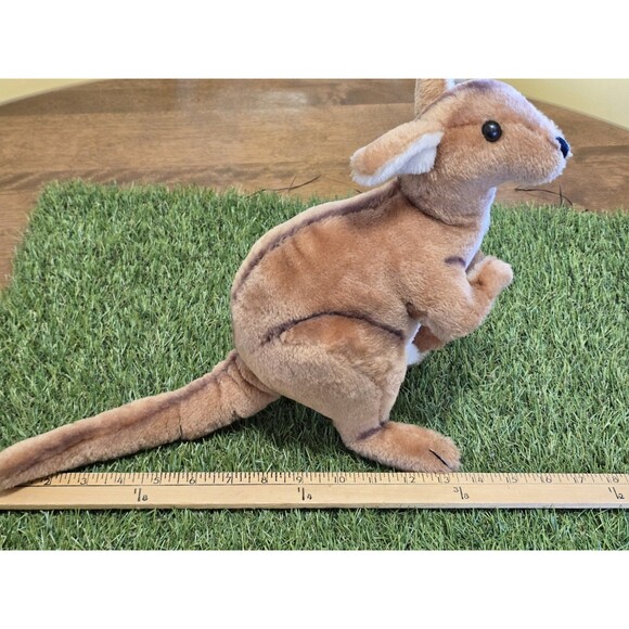 Vintage 1975 Dakin Kangaroo Baby Joey Plush 12" Stuffed Animal Figure - Picture 3 of 11